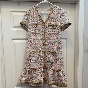 Edward Achour Paris Tweed Mini Dress